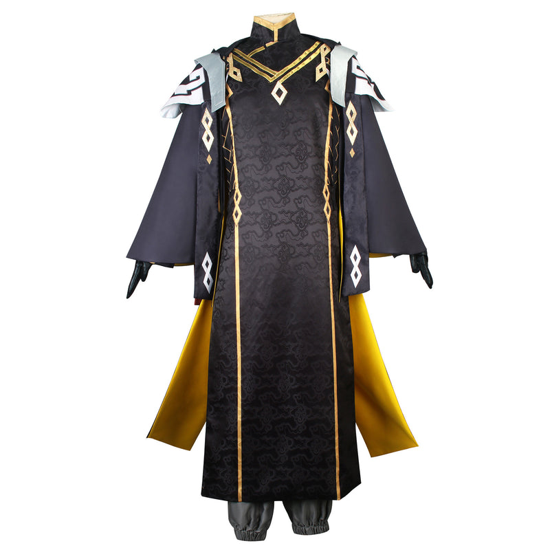 AwwwCos Game Genshin Impact Morax Zhongli Cosplay Costume Suit Dress