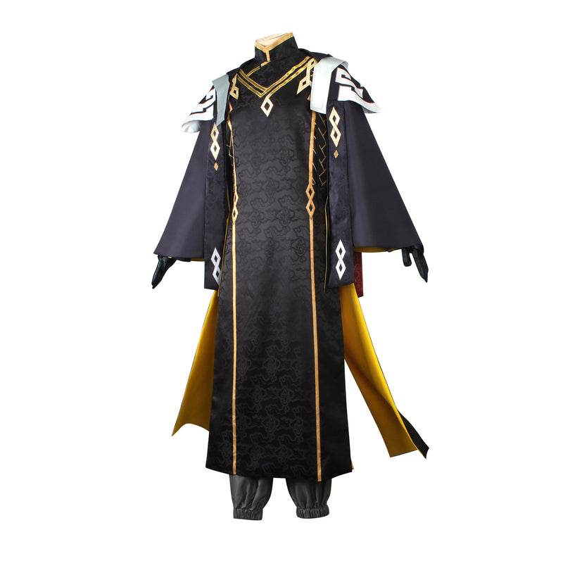 AwwwCos Game Genshin Impact Morax Zhongli Cosplay Costume Suit Dress