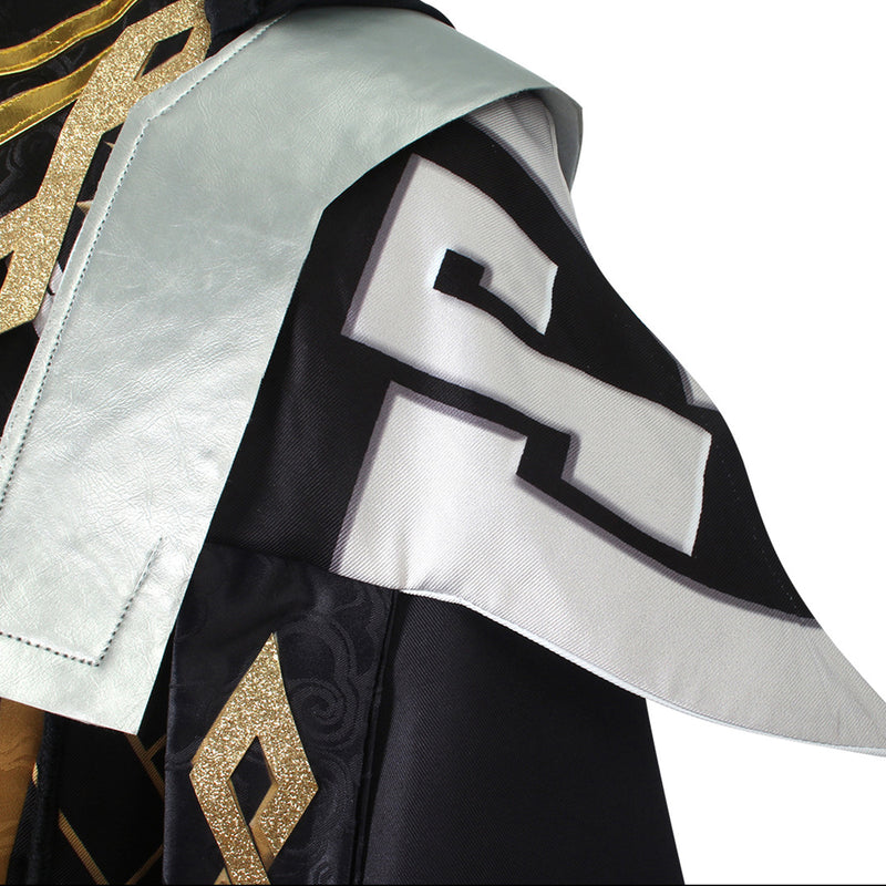 AwwwCos Game Genshin Impact Morax Zhongli Cosplay Costume Suit Dress