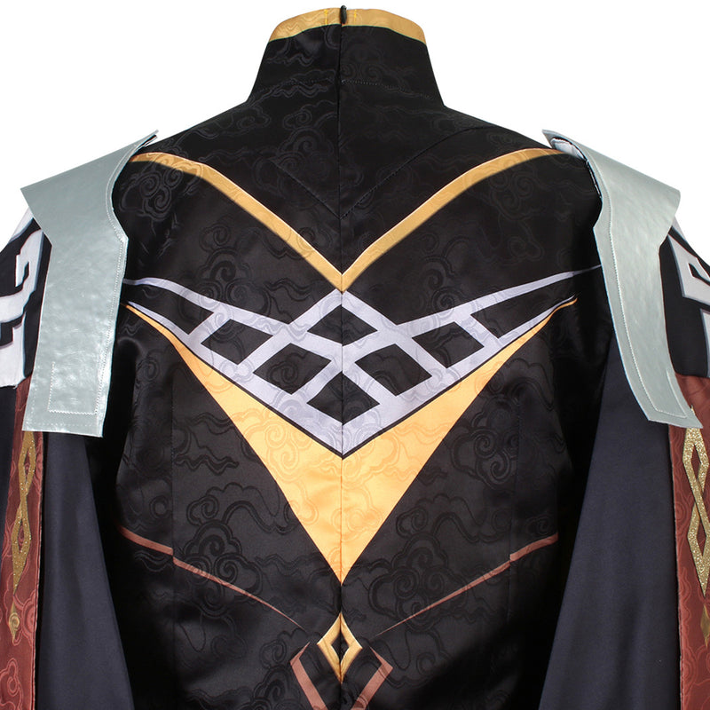 AwwwCos Game Genshin Impact Morax Zhongli Cosplay Costume Suit Dress