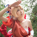 Game Genshin Impact Naganohara Yoimiya Cosplay Costume Performance Party Outfit