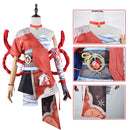 Game Genshin Impact Naganohara Yoimiya Cosplay Costume Performance Party Outfit