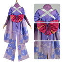 Game Genshin Impact Raiden Shogun Cosplay Costume Kimono Dress Robe Wig