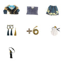 Game Genshin Impact Xingqiu Cosplay Costume Dress Robe Uniform
