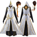 Game Genshin Impact Zhongli Morax Cosplay Costume Dress Robe