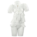 Game Goddess of Victory: Nikke Dorothy Cosplay Costume White Swimwear - AwwwCos