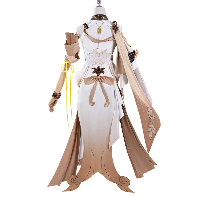Game Honkai: Star Rail Aglaea Cosplay Costume Dress Shoes Wig