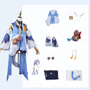Game Honkai Star Rail Bailu Cosplay Costume Suit Dress Robe Halloween Outfit Uniform