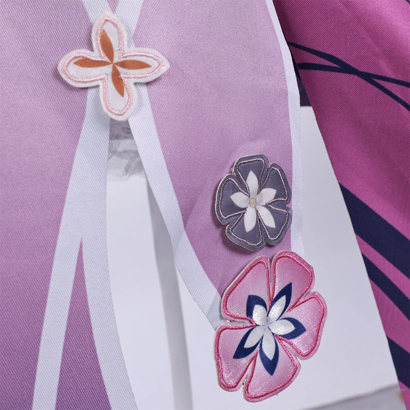 Game Honkai: Star Rail Castorice Cosplay Costume Dress Boots Wig