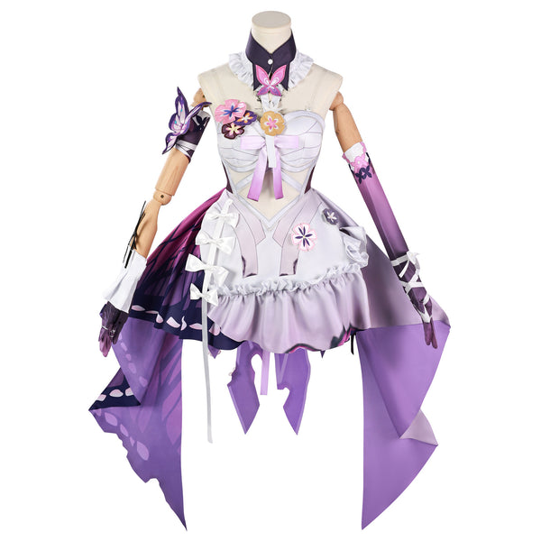 Game Honkai: Star Rail Castorice Cosplay Costume Dress Boots Wig