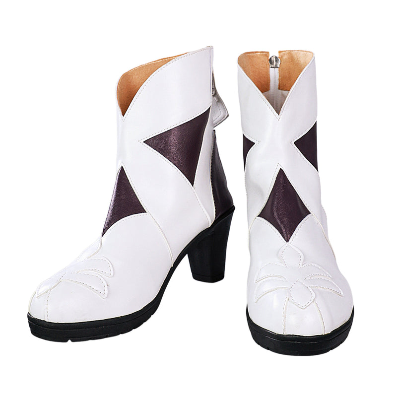Game Honkai: Star Rail Castorice Cosplay Costume Dress Boots Wig