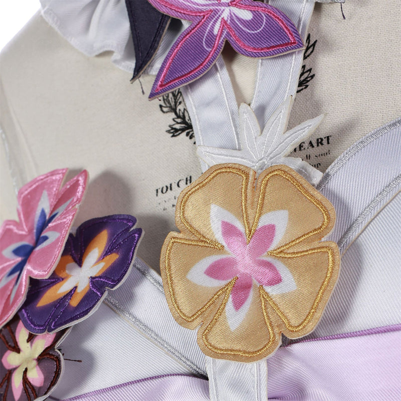 Game Honkai: Star Rail Castorice Cosplay Costume Dress Boots Wig