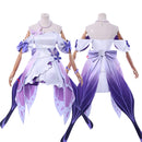 Game Honkai: Star Rail Castorice Cosplay Costume Purple Dress - AwwwCos