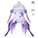 Game Honkai: Star Rail Castorice Cosplay Costume Purple Dress - AwwwCos