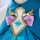 Game Honkai: Star Rail Cerydra Cosplay Costume Blue Dress - AwwwCos
