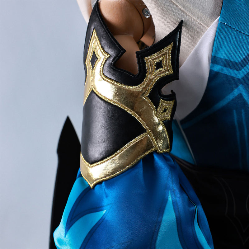 Game Honkai: Star Rail Cerydra Cosplay Costume Blue Dress