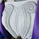 Game Honkai: Star Rail Cyrene Cosplay Purple Sleeve Dress Embroidery Vest - AwwwCos