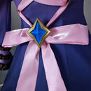 Game Honkai: Star Rail Cyrene Cosplay Purple Sleeve Dress Embroidery Vest - AwwwCos