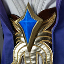 Game Honkai: Star Rail Cyrene Cosplay Purple Sleeve Dress Embroidery Vest - AwwwCos