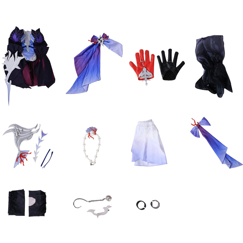 Female Game Honkai: Star Rail Helektra Cosplay Costume Mini Dress - AwwwCos