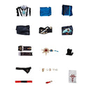 Game Honkai: Star Rail Nakasha Cosplay Costume Blue Outfits - AwwwCos
