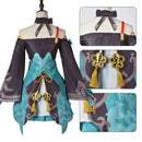 Game Honkai Star Rail Qingque Cosplay Costume Girls Dress Outfit Uniform