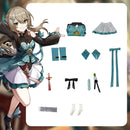Game Honkai Star Rail Qingque Cosplay Costume Girls Dress Outfit Uniform