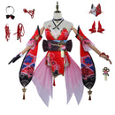 Game Honkai Star Rail Sparkle Cosplay Costume Women Dress with Fox Mask