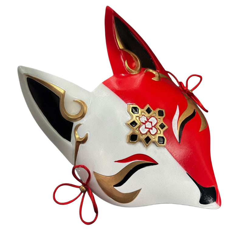 AwwwCos Game Honkai Star Rail Sparkle Cosplay Costume Women Dress Halloween Party Outfits with Fox Mask