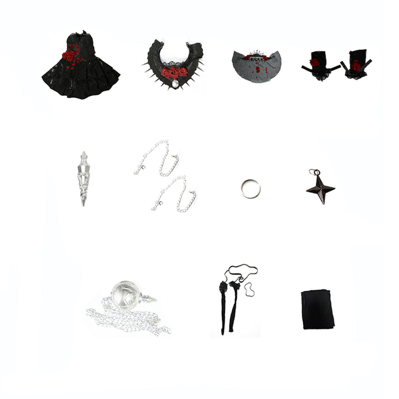 Game Identity Ⅴ Psychologist Cosplay Costume shoes Wig
