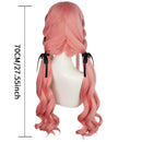 Game Infinity Nikki Nikki Cosplay Wig Long Pink Hair Pigtail - AwwwCos