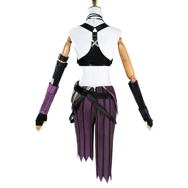 Game LOL Arcane League of Legends Jinx Cosplay Costume Boots Wig