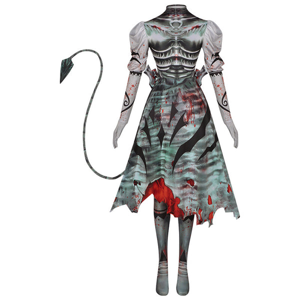 Game Madness Returns Alice Demon Cosplay Costume Women Dress