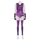Game Mortal Kombat 11 Mileena Cosplay Costume Purple Suits - AwwwCos