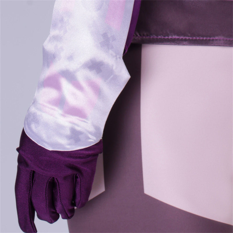 Game Mortal Kombat 11 Mileena Cosplay Costume Purple Suits