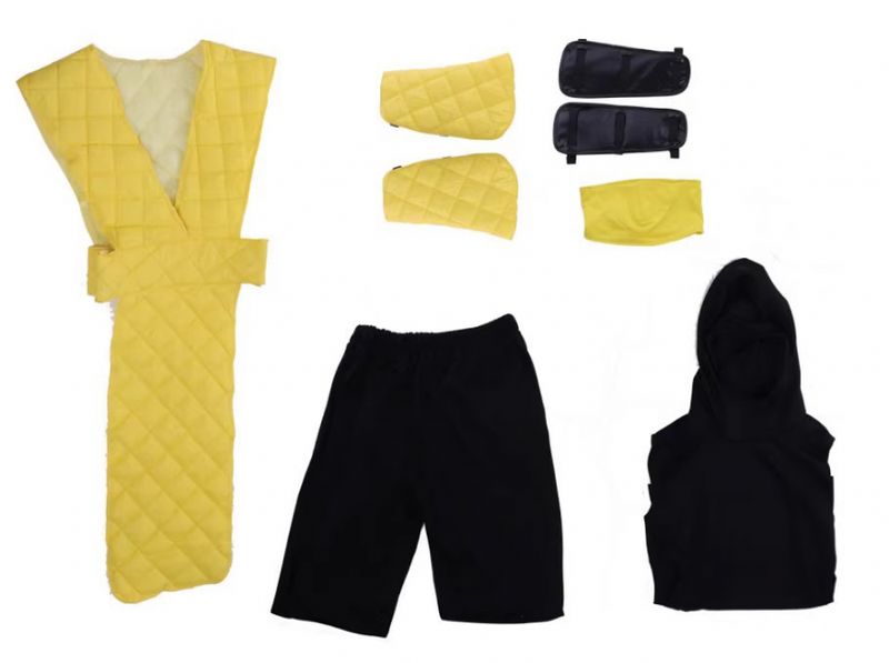 Game Mortal Kombat Scorpion Cosplay Ninja Performance Costume