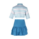 Game Mouthwashing Cory Cosplay Costume Crop Top Ruffles Skirt - AwwwCos