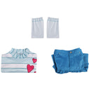 Game Mouthwashing Cory Cosplay Costume Crop Top Ruffles Skirt - AwwwCos