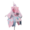 Game NIKKE: Goddess of Victory Dorothy Cosplay Costume Pink Short Kimono Dress