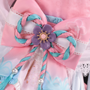 Game NIKKE: Goddess of Victory Dorothy Cosplay Costume Pink Short Kimono Dress