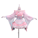 Game NIKKE: Goddess of Victory Dorothy Cosplay Costume Pink Short Kimono Dress