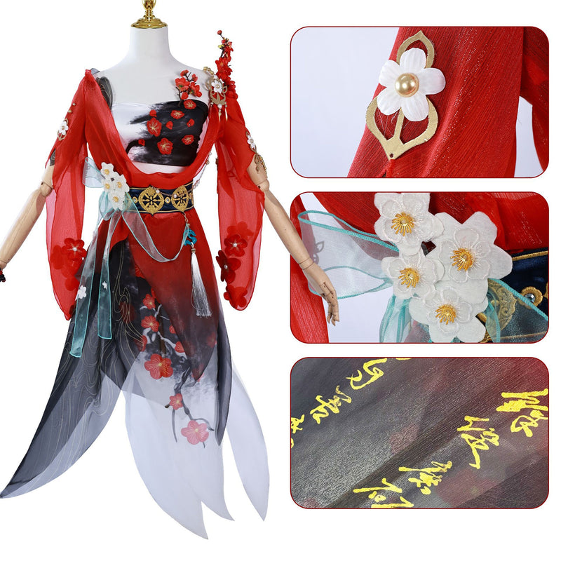 Game Naraka: Bladepoint Justina Gu Cosplay Costume Wig - AwwwCos