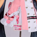 Game Neverness to Everness Chiz Cosplay Costume Pink Mini Dress Accessories
