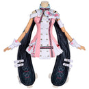 Game Neverness to Everness Chiz Cosplay Costume Pink Mini Dress Accessories