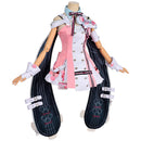 Game Neverness to Everness Chiz Cosplay Costume Pink Mini Dress Accessories