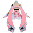 Game Neverness to Everness Chiz Cosplay Costume Pink Mini Dress Accessories