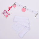 Game Neverness to Everness Chiz Cosplay Costume Pink Mini Dress Accessories