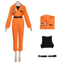 Game Neverness to Everness Esper Zero Cosplay Costume Orange Jumpsuit