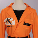Game Neverness to Everness Esper Zero Cosplay Costume Orange Jumpsuit