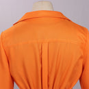 Game Neverness to Everness Esper Zero Cosplay Costume Orange Jumpsuit